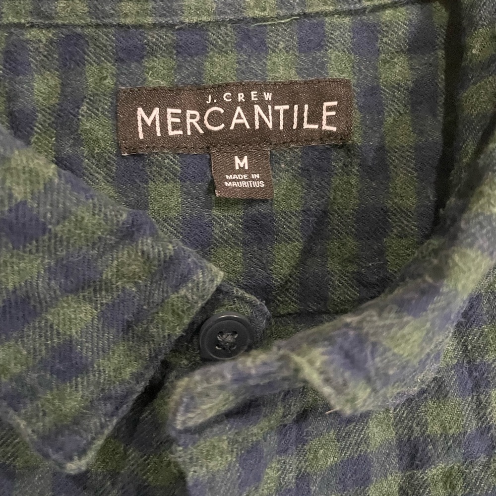 J Crew Mens Flannel - Picture 3 of 5